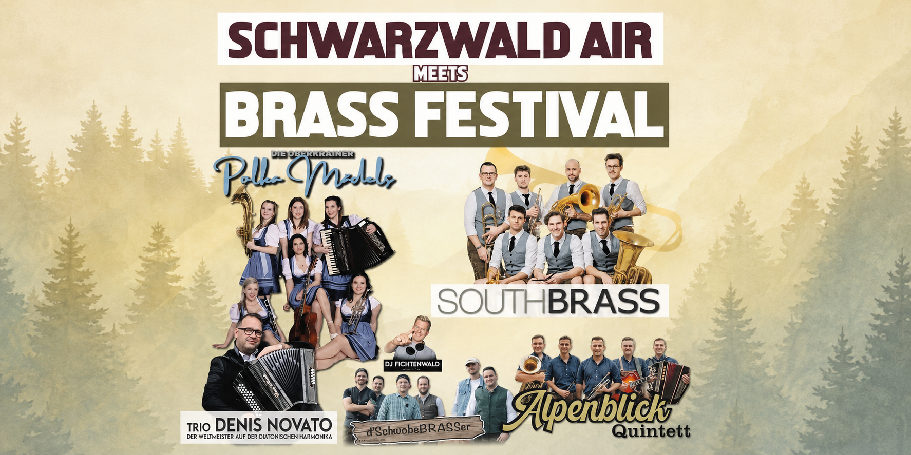 Brassfestival beim Schwarzwald Air - Line up